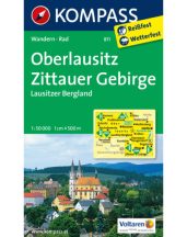 Oberlausitz - Zittauer Gebirge turistatérkép - KOMPASS 811