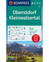 Oberstdorf - Kleinwalsertal turistatérkép - KOMPASS 03