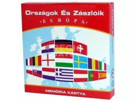 Országok és zászlók Európa memóriakártya