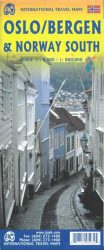 Oslo / Bergen és Dél-Norvégia térkép - ITM