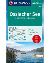   Ossiacher See - Feldkirchen in Kärnten turistatérkép - KOMPASS 62