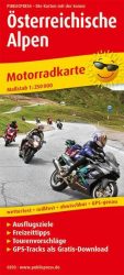 Österreichische Alpen - Osztrák Alpok motoros térkép