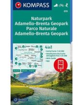 Parco Naturale Adamello-Brenta turistatérkép - KOMPASS 070