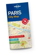 Párzis - Lonely Planet - vízálló város térkép