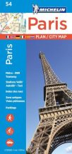Párizs várostérkép - Michelin 54