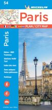 Párizs várostérkép - Michelin 54