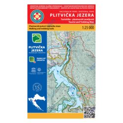 Plitvicka jezera - Plitvicei-tavak Nemzeti Park és környéke térkép