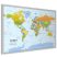 Világtérkép országokkal parafatáblán - 90*60 cm - angol nyelvű