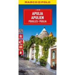Puglia - Apulien autóstérkép - Marco Polo 2025
