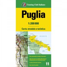 Puglia régiótérkép - TCI - 2025