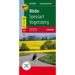 Rhön - Spessart - Vogelsberg motoros térkép