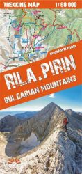 Rila / Pirin / Bolgár hegyek laminált térkép Rila / Pirin / Bolgár hegyek laminált térkép