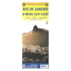 Rio de Janeiro és Brazília keleti partvidék térkép / Brasil East Coast / ITM (2019)