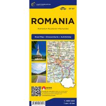 Románia autótérkép - 2024 - OT07