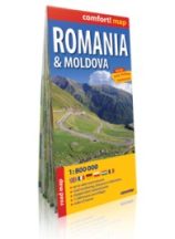 Románia és Moldova comfort autóstérkép