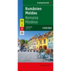 Románia, Moldova autótérképe Freytag 2025