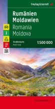 Románia, Moldova autótérképe