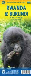 Ruanda / Burundi térkép - ITM