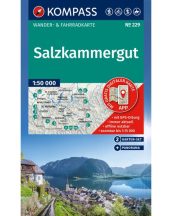 Salzkammergut turistatérkép - KOMPASS 229 - 2025