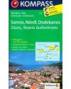 Samos, Dodekániszosz északi rész turistatérkép - KOMPASS 253 Samos, Dodekániszosz északi rész turistatérkép - KOMPASS 253