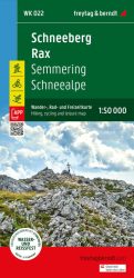 WK 022 Schneeberg - Rax - Semmering - Schneealpe túristatérkép