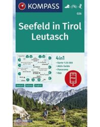 Seefeld in Tirol turistatérkép - KOMPASS 026
