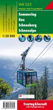   WK022 Semmering · Rax · Schneeberg · Schneealpe - túristatérkép