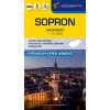 Sopron várostérkép (+Győr-Moson-Sopron vármegye térképe) kemény borítós