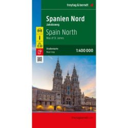 Észak-Spanyolország + Szent Jakab-út térkép 2026 Észak-Spanyolország + Szent Jakab-út térkép 2026