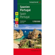 Spanyolország - Portugália térkép Freytag 