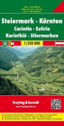 Stájerország, Karintia autós szabadidőtérképe