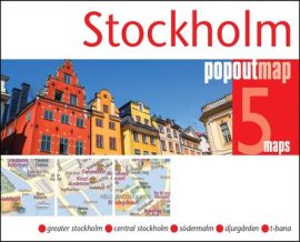 Stockholm - várostérkép - Popout Map 2025