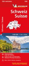Svájc autótérkép - Michelin 729