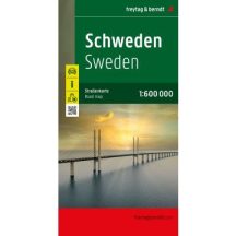 Svédország autótérkép - Freytag 2023