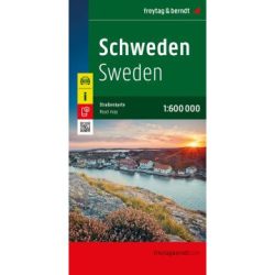 Svédország autótérkép - Freytag 2025