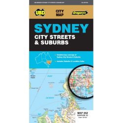 Sydney belvárosi utcái és külvárosa térkép Sydney belvárosi utcái és külvárosa térkép