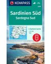 Szardínia Dél 4 részes szett turistatérkép - KOMPASS 2499 Szardínia Dél 4 részes szett turistatérkép - KOMPASS 2499