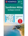 Szardínia középső részének turistatérképe - KOMPASS 2498 Szardínia középső részének turistatérképe - KOMPASS 2498