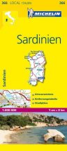 Szardinia térkép - Michelin 366