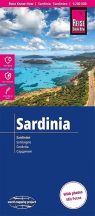 Szardinia térkép -  Reise 2026