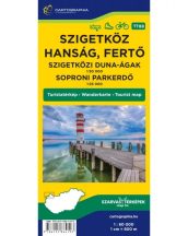   Szigetköz, Hanság, Fertő kerékpáros-, vízisport- és turistatérkép TT88