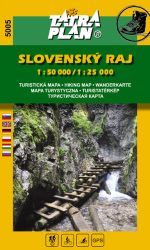 Szlovák Paradicsom - Slovensky Raj - túristatérkép TM 5005 Szlovák Paradicsom - Slovensky Raj - túristatérkép TM 5005