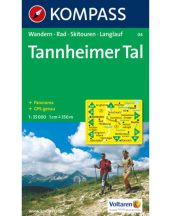 Tannheimer Tal turistatérkép - KOMPASS 04