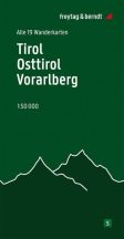 Tirol - Osttirol - Vorarlberg turistatérkép szett