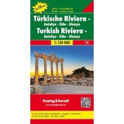 Török Riviéra – Antalya – Side – Alanya autótérkép - Top 10 tipp
