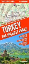 Törökország legmagasabb csúcsai - Trekking Map
