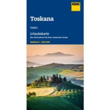 Toszkána autótérkép - ADAC 2025