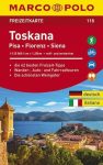 Toszkána 118 - Pisa, Firenze, Siena szabadidőtérkép - Marco Polo