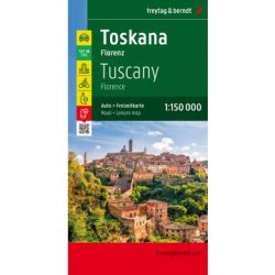 Toszkána - Firenze autós és szabadidő térkép