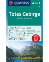 Totes Gebirge, Almtal, Stodertal turistatérkép -  KOMPASS 19